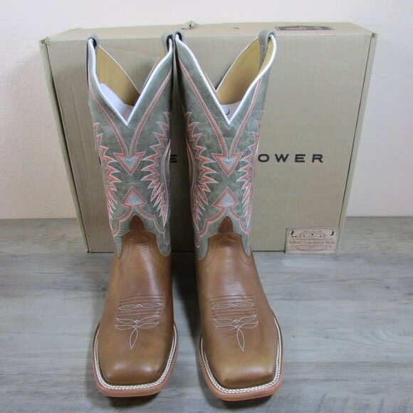 Horse Power Men's Gunny Jimmy Square Toe 13" Western Performance Boot Tan HP1890 - Picture 2 of 4